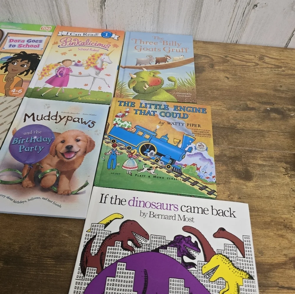 Kids Hardcover Book Lot Of 7
